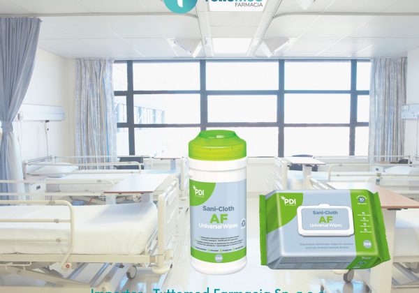 Chusteczki do mycia i dezynfekcji powierzchni PDI Sani Cloth Universal AF - produkty medyczne o wysokiej skuteczności mikrobiologicznej