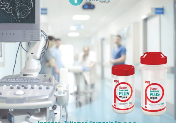 Alkoholowe chusteczki - produkt medyczny do dezynfekcji powierzchni PDI Super Sani Cloth Universal