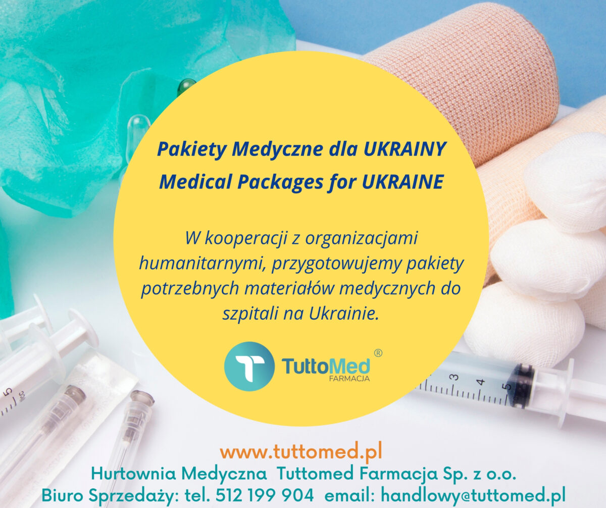 Pakiety medyczne dla szpitali na Ukrainie Medical Packages for UKRAINE